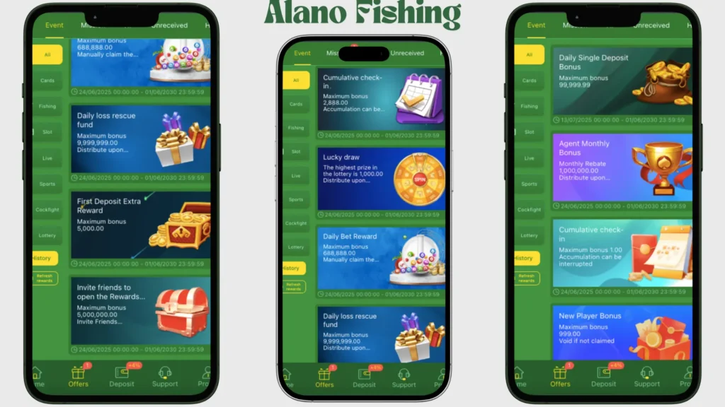 Alano Fishing Game